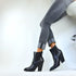 STYLISCHE DAMEN WESTERN-COWBOYSTIEFEL MIT BLOCKABSATZ